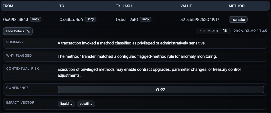Transaction Detail Card